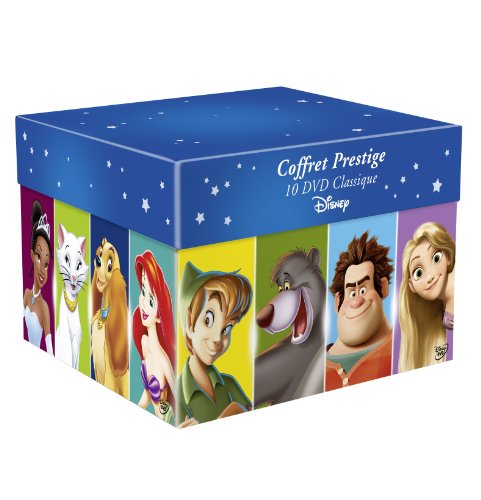 Coffret Grands Classiques Disney - 10 Dvd Et 2 Bd - Edition Speciale