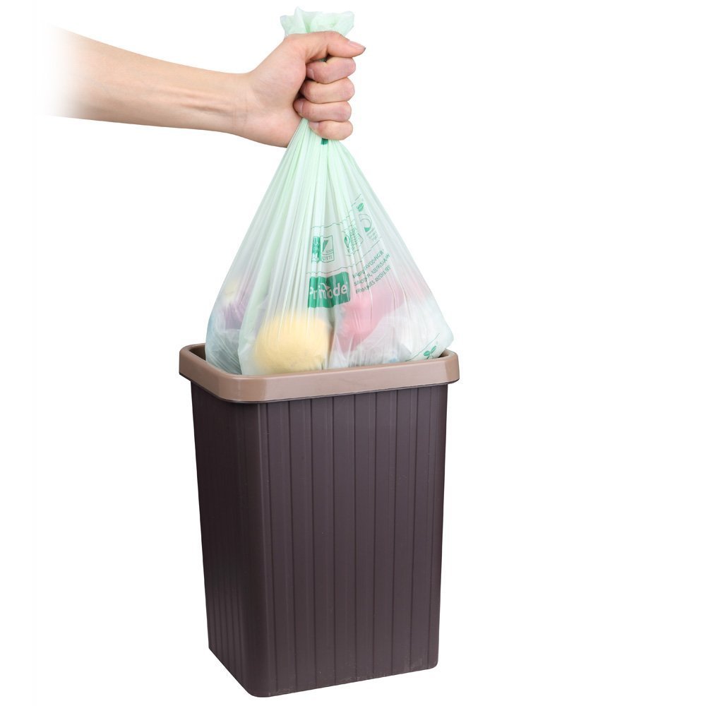 100 Compostable Bags By Primode, 3 Gallon Food Scraps Yard Waste Bags