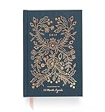 Rifle Paper Co. Hardcover Midnight 2017 - 12 Month Agenda