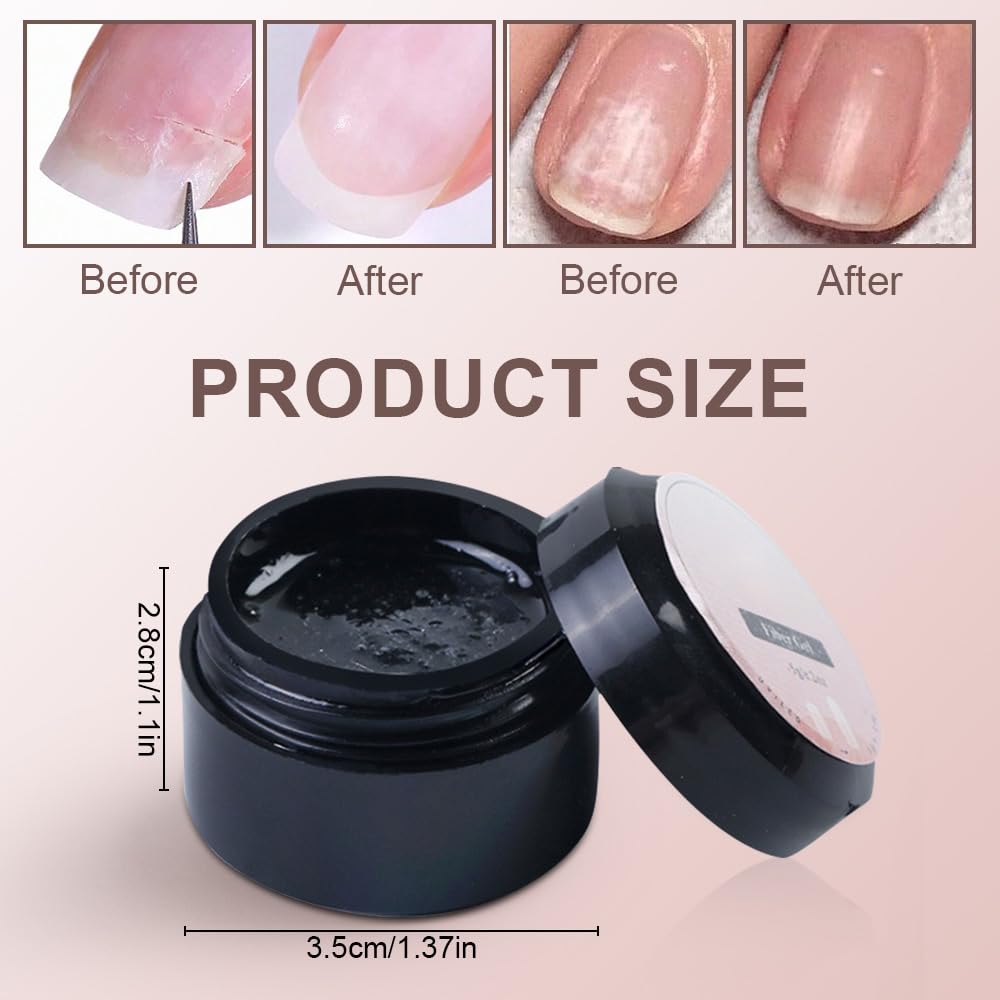 Nail Repair Protection Gel, 2024 New Nail Repair Kit for Split Nail, Instant Cracked Nail Repair Gel, Broken Nail Repair Kit for Natural Nails, Nails Quick Fix Kits for Women Makeup Gadget(2Set) - Image 2