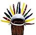 Rhode Island Novelty Amecan Indian Dress Up Headdress Costume Accessoes for Kids 6-Piece Bundle