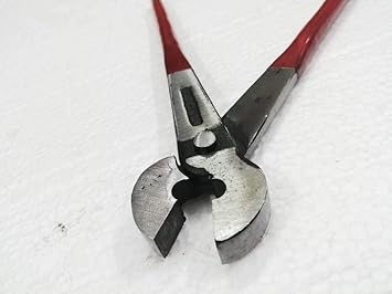 FTE SS Glass Pliers for Holding/Slicing/Breaking, Crushing Glass up to 10 mm (20 x 6 cm)