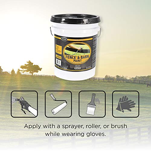 Jetcoat Farm Pride Acrylic Outdoor Fence and Barn Paint, Waterproof Exterior Paint for Wood