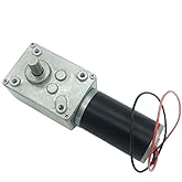 BRINGSMART 12V 12rpm DC Worm Gear Motor High Torque Self-Locking Turbine | BRINGSMART 12V 12rpm DC Worm Gear Motor High Torque Self-locking Reversed Mini Turbine Geared Motor Robot Rotating Curtain