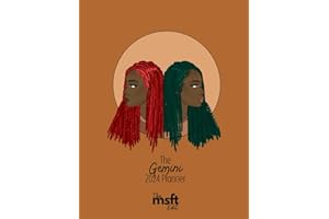 Practical Gemini 2024 Calendar & Planner - Zodiac Astrology Weekly & Monthly Minimalist Agenda with Hand Drawn Cover and Zodi