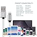 iPhone Charger MFi Certified,Lightning Cable 5Pack 3FT,Nylon Braided Charger to Cable Data Syncing Cord Compatible with iPhone X XS XsMax XR 8 8Plus 7 7Plus 6S 6Splus 6 6Plus Se 5S 5(Silver White)