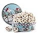 Benevelo Gifts Gourmet Holiday Snack Gift Set in Reusable Christmas Tin | Dark Chocolate Cookie Dough Bites and Peppermint Pretzel Balls