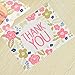Emijok K-Musculo Cute Floral 100 Pcs Plastic Thank You Self-Adhesive Cookie Candy Soap Packaging Bags Christmas Wedding Party Gift Packaging Bags