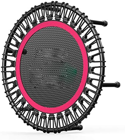 LYCHYYY Adult trampoline Children's home indoor trampoline non-folding gym special elastic rope trampoline,Pink