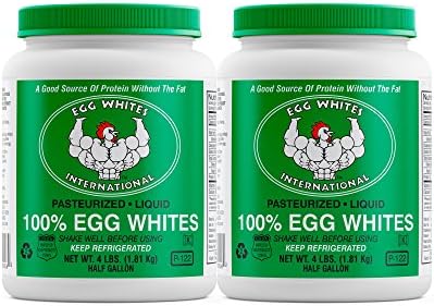 2 - Half Gallon Bottles Liquid Egg Whites For This Ships to Alaska and Hawaii priority mail new lower price