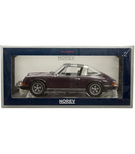 Amazon.com: Norev - Porsche 911 S 1969 Blue 1:18 Miniature