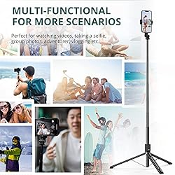 ATUMTEK 59" Selfie Stick Tripod, Stable Tripod