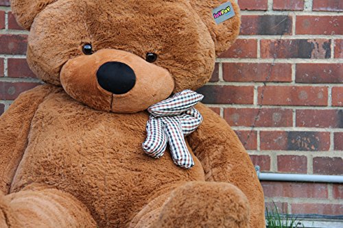 Joyfay 78" Giant Teddy Bear Dark Brown Valentine's Gift