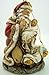 Kneeling Santa with Infant Figurine Resin Christmas Tree Ornament, 5 Inch
