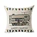 Birsppy Aodyow NEARTIME Pillow Case, Sofa Waist Throw Cushion Cover Home Decor (White5)