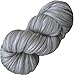 Living Dreams Yarn ELEGANCE Super Bulky MERINO SILK for Needle Knitting and Crochet. Luxuriously Soft Pencil Roving Yarn for Cozy Chunky Knits. Graphite