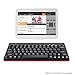 Perixx PERIBOARD-804III Bluetooth Keyboard - Compatible with iOS Windows and Android Smart phone & Tablet - AES 128 Encryption