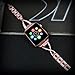 Lwsengme Apple Watch Band,Lwsengme Steel Wrist Band with Adjustable Buckle for Apple iWatch/New Apple iWatch Series 2/ Apple Watch Series 1/Nike+ (42mm-Rose Gold-02)