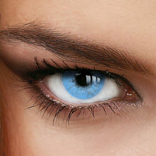 Women Multicolor Cute Charm and Attractive Fashion Eye Accessories Cosmetic Makeup Eye Shadow - Blue 1 tone with Contact Lens Case By Dress You Up TM