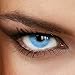 Women Multicolor Cute Charm and Attractive Fashion Eye Accessories Cosmetic Makeup Eye Shadow - Light Blue with Contact Lens Case By Biuti TM