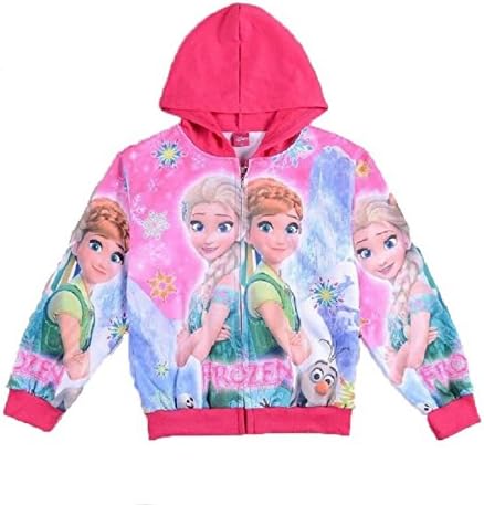 Kids Girls Sweatshirt Hoodie Pink Long Sleeve Tops (4-5 Years)