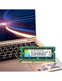 duomeiqi 8 GB Kit (2 x 4 GB) DDR3 2RX8 PC3   8500S 1066 MHz 204Pin 1.5 V módulos de RAM de memoria SODIMM para portátil con
