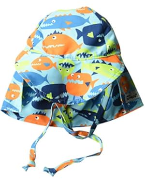 Baby Boys' Upf 50+ The Original Flap Hat with Ties