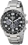Seiko Men's SSC229 Sport Solar-Power Stainless Steel Bracelet Watch