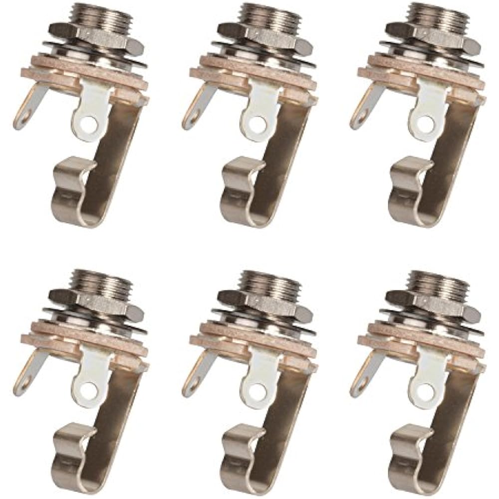 Output Jack, Mono - 6 Pack Musical Instruments | eBay