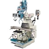 Baileigh VM-1054-3 Vertical Milling Machine, 3-Phase 220V, 3hp Motor, 80-3800 rpm Spindle Speed