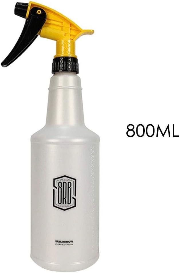 Sanmubo Empty Plastic Spray Bottle for Car Professional Chemical Resistant Sprayer for Cleaning Watering Washing All-Purpose with Clear Finish, Pressurized Sprayer, Adjustable Nozzle