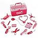 PowerTRC Doctor Play Set for Kids, Pretend Play Medical Kit, 17 Pieces Doctor Kit for Toddlers Boys Girls Age 3 4 5 6 7 8, with Durable Storage Case for Travel, Educational Role Play Toys