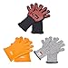 Cooking Gloves By 2But: 3 Pairs Of Heat And Cut Resistant Cooking Gloves – Insulated Silicone Oven And Grill Mitts For Finger, Hand And Wrist Protection – Washable Puncture Proof Kitchen Gloves