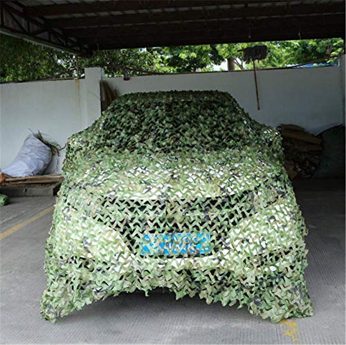 FuriGer Woodland Camo Netting,Camouflage Net for Camping Military Blind Hide Hunting Shooting Hide Fishing Shelter,Party Decoration on Halloween Christmas,Jungle Sunscreen Net,6.5ftx13ft (2mx4m)
