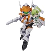 TAMASHII NATIONS - Macross Delta - VF-31E Siegfried (Chuck Mustang Use) with Reina Prowler, Bandai Spirits Tiny Session Figure Action Figure