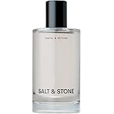 Salt & Stone Body Mist, Santal & Vetiver Scent, Skincare Infused Hair & Body Spray for Women and Men, Hydrating Fragrance with Glycerin and Red Algae, Vegan, Cruelty Free, 3.4 fl oz