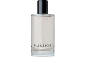 Salt & Stone Body Mist, Santal & Vetiver Scent, Skincare Infused Hair & Body Spray for Women and Men, Hydrating Fragrance with Glycerin and Red Algae, Vegan, Cruelty Free, 3.4 fl oz