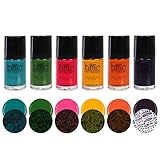 BMC 6pc 2nd Generation Creative Nail Art Stamping Polishes - Essentials: Brights