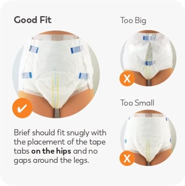 TRANQUILITY SLIMLINE ORIGINAL ADULT DISPOSABLE BRIEF, ADULT SMALL, INCONTINENCE CARE WITH A SLIMMER FIT, PEACH MAT CORE & KUFGUARD TECHNOLOGY FOR MAX COMFORT, LATEX-FREE, 12.7OZ CAPACITY, 100CT CASE