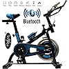 EVOLVE - Blue Spin Bike Exercise Bike 10kg Flywheel with BLUETOOTH and FITNESS SMARTPHONE APPLICATION Home Gym Bicycle…