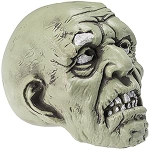 Cara y Brazos de Zombi para Halloween - Decoración Cementerios Terror