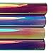 Craftables Iridescent Vinyl Starter Pack - Chrome Polish Finish Craft Vinyl for Cricut and Silhouette Cameo - (4) 12