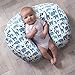Boppy Premium Pillow Cover, Blue Zoo, Ultra-soft Microfiber Fabric in a fashionable two-sided design, Fits All Boppy Nursing Pillows and Positioners