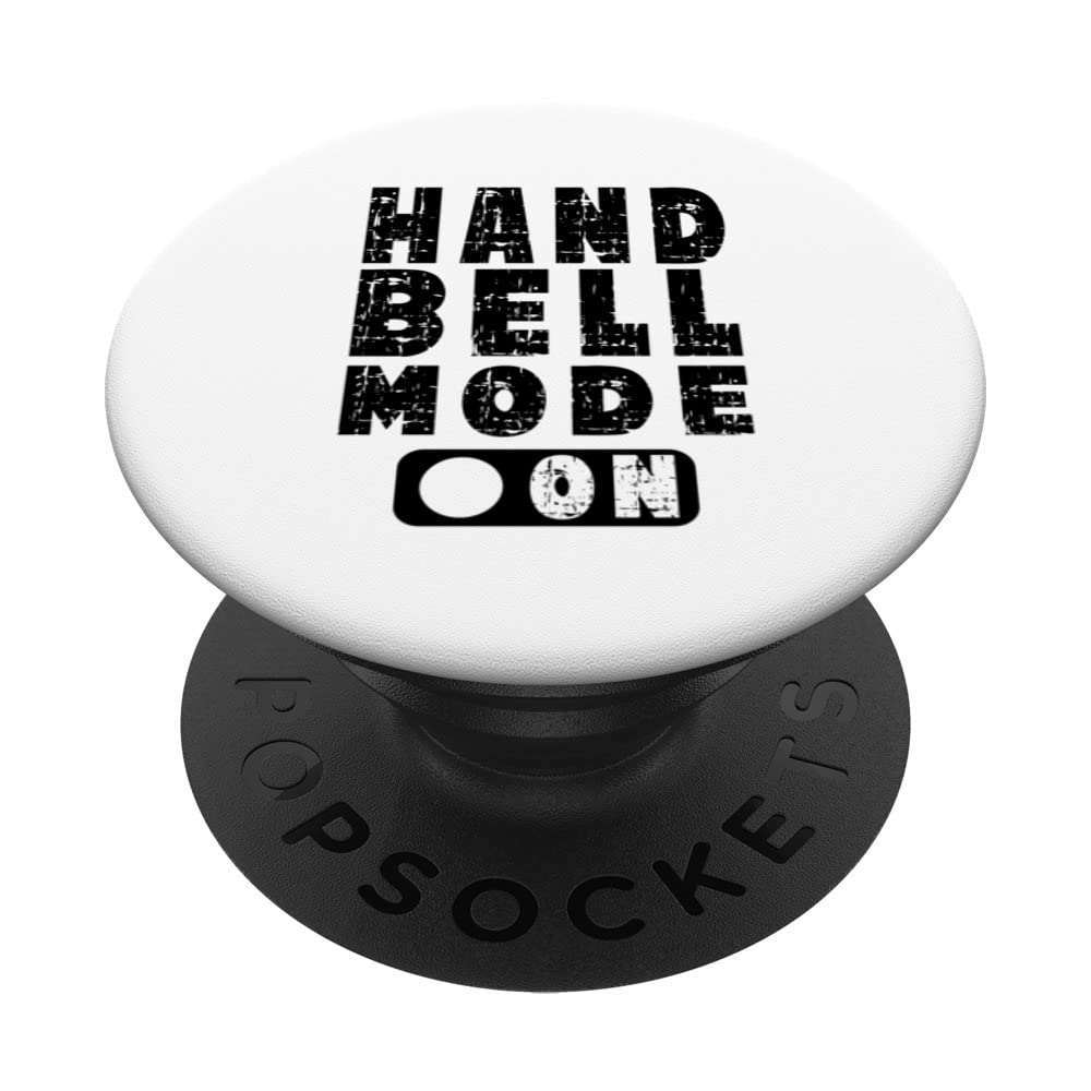 Handbell Mode On - Vintage Handbell Player PopSockets Swappable PopGrip