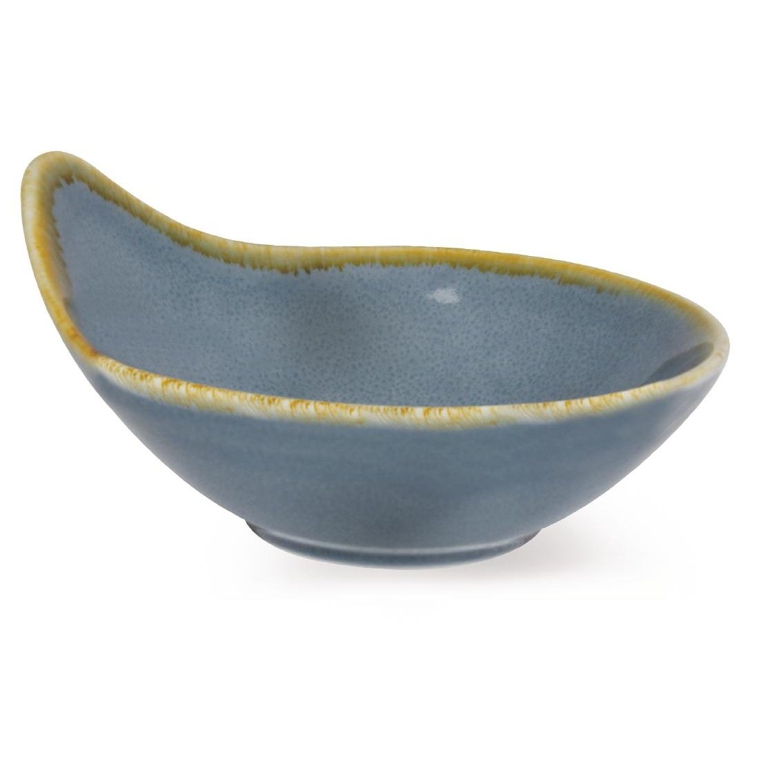 Olympia Kiln GP352 Ocean Dipping Bowl, Porcelain, 100 mm Diameter, 70 mL Capacity, Blue (Pack of 12)