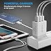 Quick Charge 3.0 Wall Charger, AOLERX 3-Port USB Foldable Plug, for iPad Tablet Phone Quick Charge Travel Adapter Android Fast Charger Compatible with Samsung, LG, HTC, iPhone & More
