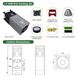 LASER TREE 40W(5W Output Optical Power) Laser