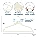 Closet Complete Supreme Quality, Ultra-Heavyweight, 85-gram, Virtually-Unbreakable Velvet Hangers, Ultra-Thin, Space Saving, No-Slip Suit Hangers, 360° Spinning, Chrome Hooks, Black, Set of 25