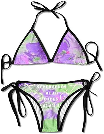 UIKGS Not All Superheros Wear Capes, Some Wear Aprons Fashion Women's Ocean Bikini Set Swimsuit