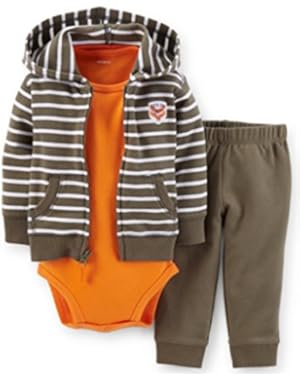 Baby Boys' 3-Piece Cardigan, Bodysuit & Pants Set - Cute Co.